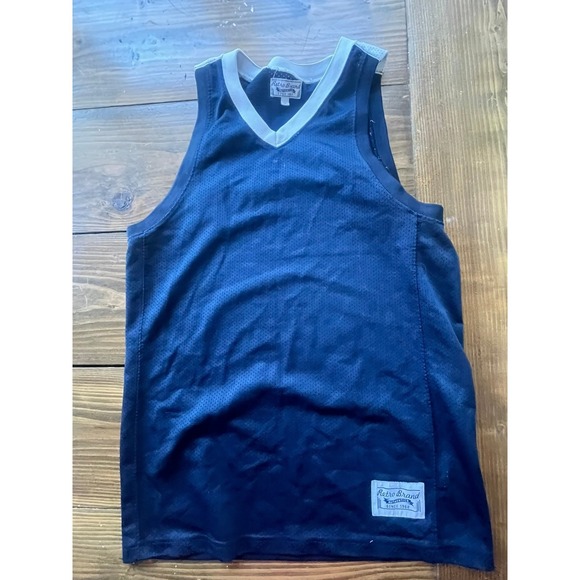 Retro Brand Other - Retro Brand Authentics Mens Navy Blue Mesh V-Neck Jersey Tank Top Size Medium